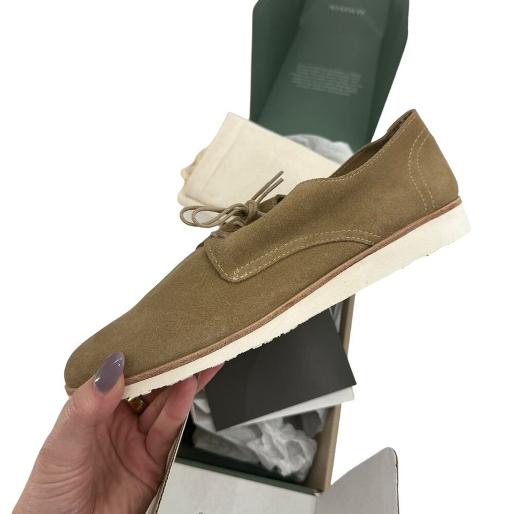 Nisolo Sedona Lightweight Derby Stone Suede Oxfords Women’s Shoes Leather 8.5 - Picture 7 of 10